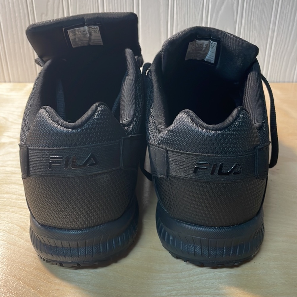 Fila Memory Layers Slip Resistant Work Shoes - Bl… - image 5